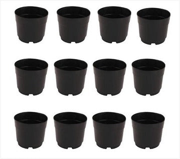 buy plastic plant pots online Buy Black Plastic Pots 3" (Set of 12) Online – Kumaun Plants