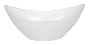 White Boat Shape Plastic Pot 3" (Single)