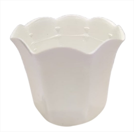 White Plain Plastic Pot 3.5" (Single)