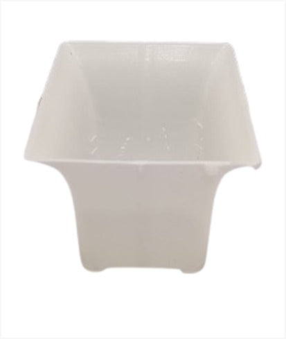 White Plastic  Pot 2" (Single)