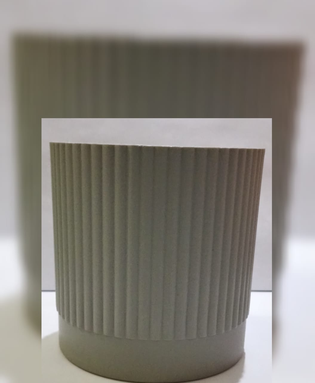 Brown Line Plastic Pot (Volume 6 - 3.5" Height) Single