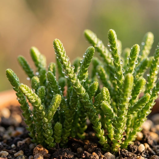Crassula Muscosa (With Soil, Plant & Pot)