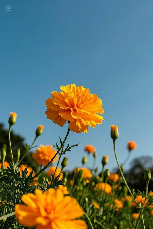Marigold Yellow (Hybrid Seeds)